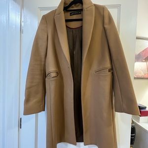 ZARA | camel long coat